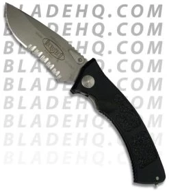 Microtech Amphibian Manual Knife (Bead Blast / SER) 137-26