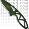 Microtech Manus Neck Knife Green Fixed Blade (2.4" Plain) 138-34
