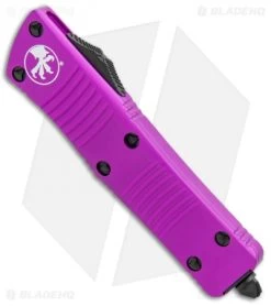 Microtech Troodon D/E OTF Automatic Knife Violet (3" Black Full Serr) 7 Microtech Troodon D/E OTF Automatic Knife Violet (3" Black Full Serr) -Microtech Shop MIcrotech Troodon DE OTF Auto Violet Black Full Serr 138 3VI BHQ 97893 jr spine