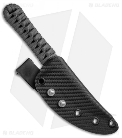 Marfione Custom Borka Blade Mini SBK Fixed Blade Knife (4" Gray DLC SW) 5 Marfione Custom Borka Blade Mini SBK Fixed Blade Knife (4" Gray DLC SW) - Image 3