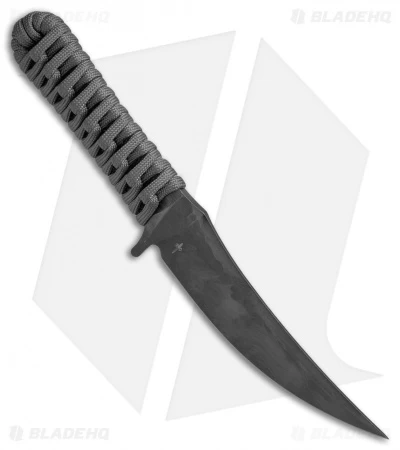 Marfione Custom Borka Blade Mini SBK Fixed Blade Knife (4" Gray DLC SW) 4 Marfione Custom Borka Blade Mini SBK Fixed Blade Knife (4" Gray DLC SW) - Image 2