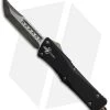 Marfione Custom Combat Troodon Hellhound Tanto OTF Knife Black (Apocalyptic)