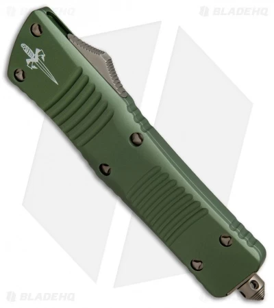 Marfione Custom Combat Troodon Hellhound Tanto OTF Knife OD Green (Bronze Apoc) 4 Marfione Custom Combat Troodon Hellhound Tanto OTF Knife OD Green (Bronze Apoc) - Image 2