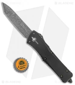 Marfione Custom Combat Troodon Tanto Star Grind Bronzed (3.8" Damascus) -Microtech Shop Marfione Custom Combat Troodon Tanto Star Grind Bronzed Damascus BHQ 134803 jr bottlecap