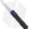 Marfione Custom Dirac OTF Automatic Knife Aluminum/Blue Ringed (3" Mirror)