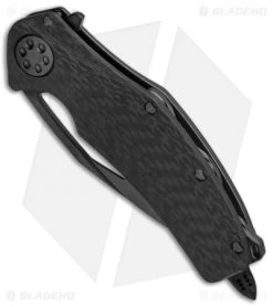 Microtech Marfione Custom Mini Matrix R Knife Carbon Fiber (3" Black DLC Mirror) -Microtech Shop Marfione Custom Mini Matrix R CF Black Mirror BHQ 68434 jr spine