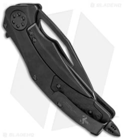 Microtech Marfione Custom Mini Matrix R Knife Carbon Fiber (3" DLC Hand Rubbed) -Microtech Shop Marfione Custom Mini Matrix R CF TT BHQ 68435 jr side