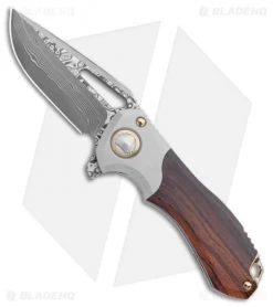 Marfione Custom Protocol Ironwood (3" Hattori Cowry Damascus)