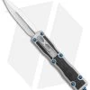 Marfione Custom Prototype OTF Stainless Steel W/Carboquartz Inlay (2.88" Mirror) -Microtech Shop Marfione Custom Prototype OTF SS Carboquartz Inlay Mirror BHQ 89376 jr