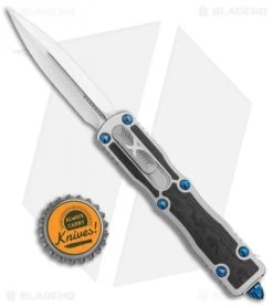 Marfione Custom Prototype OTF Stainless Steel W/Carboquartz Inlay (2.88" Mirror) -Microtech Shop Marfione Custom Prototype OTF SS Carboquartz Inlay Mirror BHQ 89376 jr bottlecap