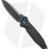 Marfione Custom Socom Elite S/E Knife CF W/ Flamed Spacer + Blue HW (DLC Mirror)