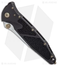 Marfione Custom Socom Elite S/E Knife Black Stingray Inlay + Bronze HW (Mirror) -Microtech Shop Marfione Custom Socom Elite SE Stingray Inlay bronzed hw mirror BHQ 75775 er spine