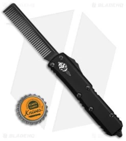 Microtech Marfione Custom Tactical Beard Comb Black (DLC Stonewash) -Microtech Shop Marfione Custom Tactical Beard Comb Black DLC SW BHQ 149075 td size
