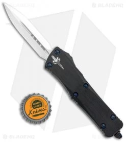 Marfione Custom Troodon OTF Knife Anodized Hefted Black Aluminum (3" Mirror) -Microtech Shop Marfione Custom Troodon OTF Anodized Hefted Black Aluminum Mirror 338 MCK BHQ 95388 jr bottlecap