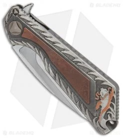 Marfione / Strider Custom MSG-3.5 Flipper Knife Fallout/Cu Engraved (W2 Juyo) -Microtech Shop Marfione Strider Custom MSG 3 5 fallout copper engraved motif BHQ 75776 er spine