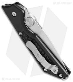 Marfione / Strider Custom MSG-2 Dual-Action Knife Black (3.5" Hand Satin) II -Microtech Shop Marfione Strider MSG 2 Dual Action 330 MCK Black BHQ 52212 jr side 2