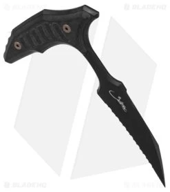 Microtech BEE S/E Wharncliffe Double Push Daggers Carbon Fiber (2.5" DLC Serr) -Microtech Shop Microtech BEE SE Wharncliffe Double Push Daggers Carbon Fiber 2in DLC Serr BHQ 149053 td 1 spine