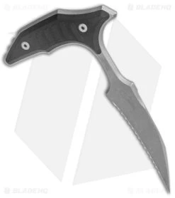 Microtech BEE S/E Wharncliffe Double Push Daggers Black G-10 (2.5" AP Full Serr) 12 Microtech BEE S/E Wharncliffe Double Push Daggers Black G-10 (2.5" AP Full Serr) -Microtech Shop Microtech BEE SS FS Double Push Daggers AP Black G 10 Full Serr BHQ 141921 jr knife 1 spine