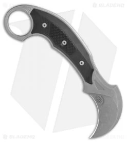 Microtech Bastinelli Iconic Karambit Fixed Blade Knife ( Sw) 118-10apr -Microtech Shop Microtech Bastinelli Iconic Karambit Fixed Blade Knife Apocalyptic 118 10APR BHQ 118539 LS Spine