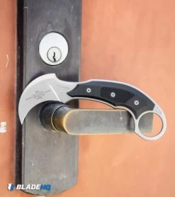 Microtech Bastinelli Iconic Karambit Fixed Blade Knife (Stonewash) 118-10R -Microtech Shop Microtech Bastinelli Iconic Karambit Fixed Blade Knife Stonewash 118 10R BHQ 99151 kp door web jr