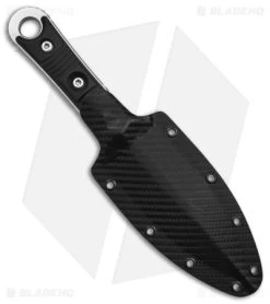 Microtech Borka SBD Dagger Fixed Blade Knife Black G-10 (4.4" Stonewash) -Microtech Shop Microtech Borka SBD Dagger Fixed Blade Knife Black G 10 4in SW BHQ 108661 td sheath