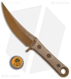 Microtech Borka SBK Fixed Blade Knife Tan G-10 (5" Tan PVD) 200-1PVDTN -Microtech Shop Microtech Borka SBK Tan G 10 Tan PVD 200 1PBVTN BHQ 73499 jr bottlecap