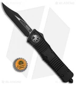 Microtech Combat Troodon Bowie OTF Knife Tactical (3.8" Black) 146-1T -Microtech Shop Microtech Combat Troodon Bowie OTF Tactical Black 146 1T BHQ 52369 jr bottlecap