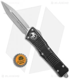 Microtech Combat Troodon D/E OTF Automatic Knife Distressed Black (3.8" Apoc) -Microtech Shop Microtech Combat Troodon DE OTF Auto Apocalyptic 142 10DBK BHQ 123484 jr bottlecap
