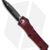 Microtech Combat Troodon D/E OTF Automatic Knife Merlot Red (3.8" Black) -Microtech Shop Microtech Combat Troodon DE OTF Auto Merlot Red Black 142 1MR BHQ 104922 jr