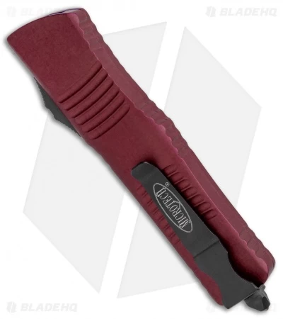 Microtech Combat Troodon D/E OTF Automatic Knife Merlot Red (3.8" Black) 5 Microtech Combat Troodon D/E OTF Automatic Knife Merlot Red (3.8" Black) - Image 3