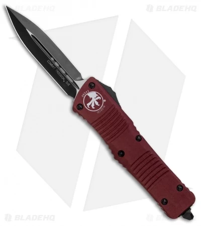 Microtech Combat Troodon D/E OTF Automatic Knife Merlot Red (3.8" Black) 3 Microtech Combat Troodon D/E OTF Automatic Knife Merlot Red (3.8" Black)