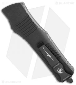 Microtech Signature Series Combat Troodon D/E OTF Knife Carbon Fiber (Damascus) -Microtech Shop Microtech Combat Troodon DE OTF Knife Carbon FiberRinged Hardware Damascus 142 16 CFS BHQ 116924 LS Side