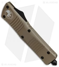 Microtech Combat Troodon D/E OTF Automatic Knife Tan (3.8" Black) 142-1TA 6 Microtech Combat Troodon D/E OTF Automatic Knife Tan (3.8" Black) 142-1TA -Microtech Shop Microtech Combat Troodon DE Tan Blk 142 1TA BHQ 26442 jr spine