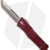 Microtech Signature Series Combat Troodon Hellhound Knife Merlot (3.8" Brnz)