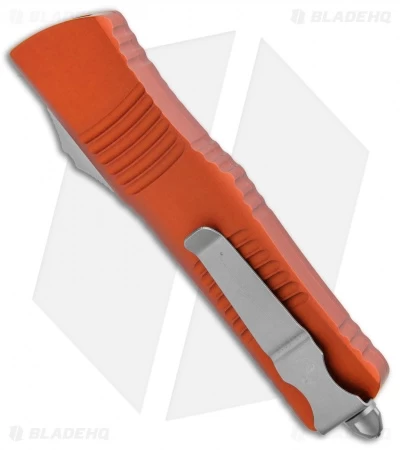 Microtech Combat Troodon Hellhound Tanto OTF Knife Orange (3.8" SW) 219-10OR 5 Microtech Combat Troodon Hellhound Tanto OTF Knife Orange (3.8" SW) 219-10OR - Image 3