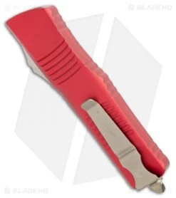 Microtech Signature Series Combat Troodon Hellhound Tanto OTF Knife (3.8" Brnz) -Microtech Shop Microtech Combat Troodon Hellhound Tanto OTF Red Bronze 219 13RDS BHQ 107993 jr side