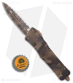 Microtech Combat Troodon OTF Automatic Knife (3.8" Coyote Camo Full Serr) -Microtech Shop Microtech Combat Troodon OTF Auto Coyote Camo Full Serr BHQ 177341 jr bottlecap