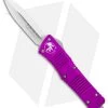 Microtech Combat Troodon D/E OTF Automatic Knife Violet (3.8" Stonewash)