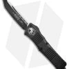 Microtech Combat Troodon T/E Automatic OTF Knife (3.8" Black) 144-1T