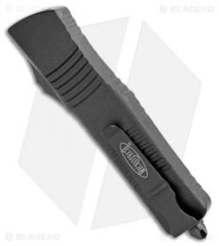 Microtech Combat Troodon T/E Automatic OTF Knife (3.8" Black) 144-1T 8 Microtech Combat Troodon T/E Automatic OTF Knife (3.8" Black) 144-1T -Microtech Shop Microtech Combat Troodon TE Auto Black 144 1T BHQ 7757 jr side