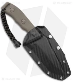 Microtech Currahee Fixed Blade Knife OD Green (4.5" OD Green) 102-1 OD -Microtech Shop Microtech Currahee Fixed Blade OD Green OD Green BHQ 176092 jr sheath
