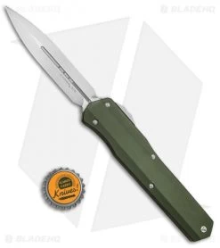 Microtech Cypher D/E OTF Automatic Knife Smooth OD Green (4" Stonewash) -Microtech Shop Microtech Cypher DE OTF Auto OD Green SW 242S 10OD BHQ 84155 jr bottlecap 1