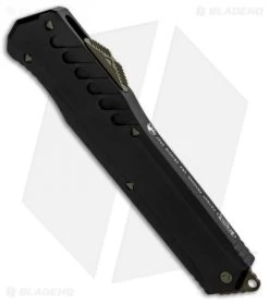 Microtech Cypher D/E OTF Automatic Knife (4" OD Green) 242M-1GRB -Microtech Shop Microtech Cypher DE OTF Auto Smooth Green 242M 1GRB BHQ 88887 jr spine