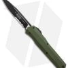 Microtech Cypher S/E OTF Automatic Knife Smooth OD Green (4" Black Serr)