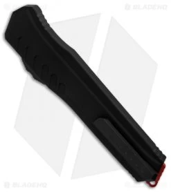 Microtech Cypher MK7 D/E OTF Automatic Knife (4" Red) 242M-1RDBK -Microtech Shop Microtech Cypher MK7 DE Black Red BHQ 89768 er side