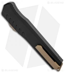 Microtech Cypher MK7 D/E OTF Automatic Knife Black/Tan (4" Tan) 242M-1TNB 8 Microtech Cypher MK7 D/E OTF Automatic Knife Black/Tan (4" Tan) 242M-1TNB -Microtech Shop Microtech Cypher MK7 DE OTF Auto Black Tan Tan 242M 1TNB BHQ 92760 jr side