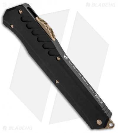 Microtech Cypher MK7 D/E OTF Automatic Knife Black/Tan (4" Tan) 242M-1TNB 4 Microtech Cypher MK7 D/E OTF Automatic Knife Black/Tan (4" Tan) 242M-1TNB - Image 2