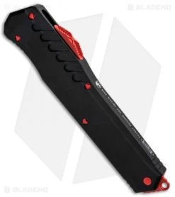 Microtech Cypher MK7 D/E OTF Automatic Knife W/ Red Hardware (4" Red) 242M-1RDB -Microtech Shop Microtech Cypher MK7 DE OTF Auto Red Hardware Red 242M 1RDB BHQ 90352 jr spine
