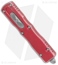 Microtech Dirac D/E OTF Automatic Knife Distressed Red (3" Apoc) -Microtech Shop Microtech Dirac DE OTF Distressed Red Apocalyptic BHQ 131514 jr spine