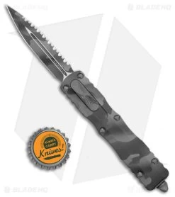 Microtech Dirac D/E Signature Series OTF Automatic Knife Urban Camo (2.88" Serr) -Microtech Shop Microtech Dirac DE Signature Series OTF Auto Urban Camo Serr BHQ 178783 jr bottlecap